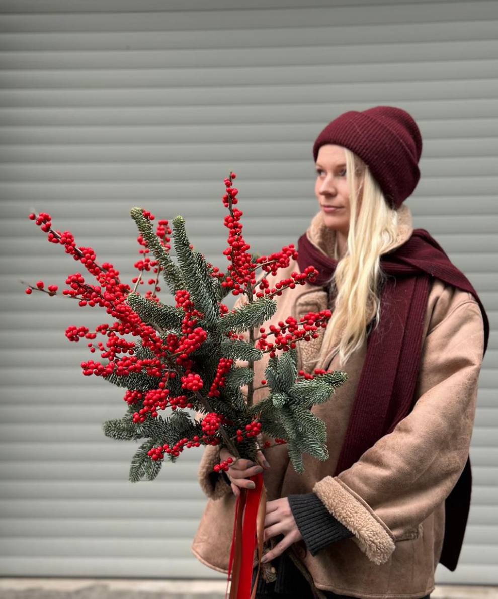 Дуо букет "Зима на пороге"