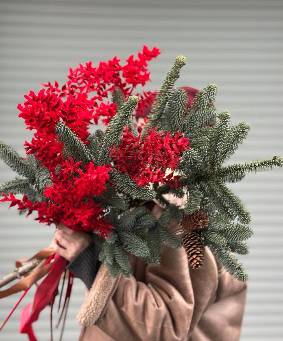 Дуо букет "Вечер у камина"