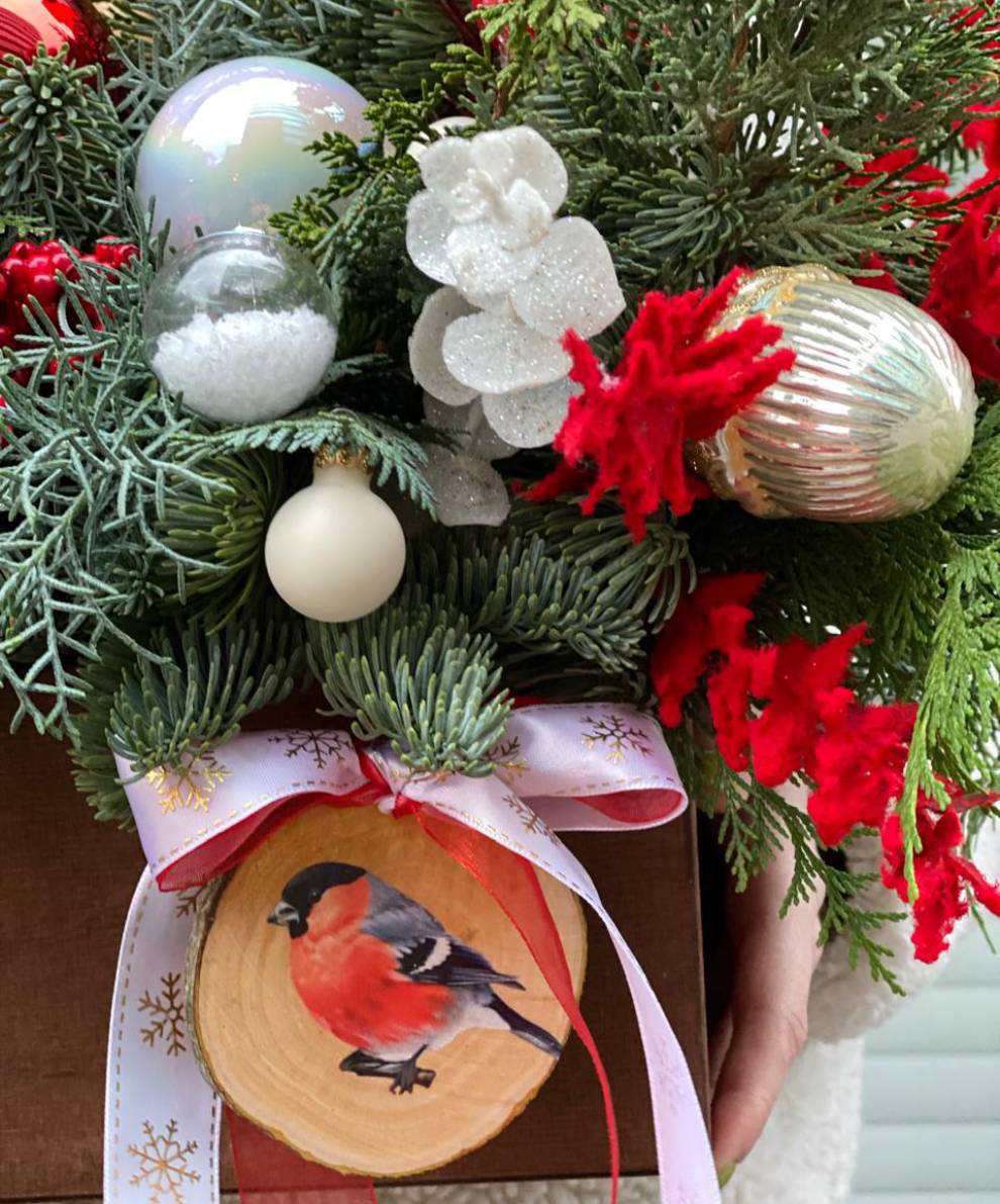 Ящик новогодний "Зимушка"