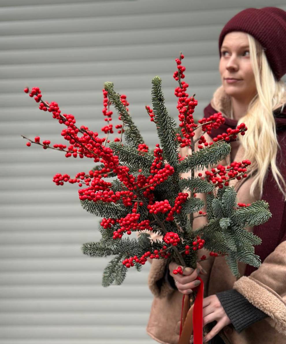 Дуо букет "Зима на пороге"