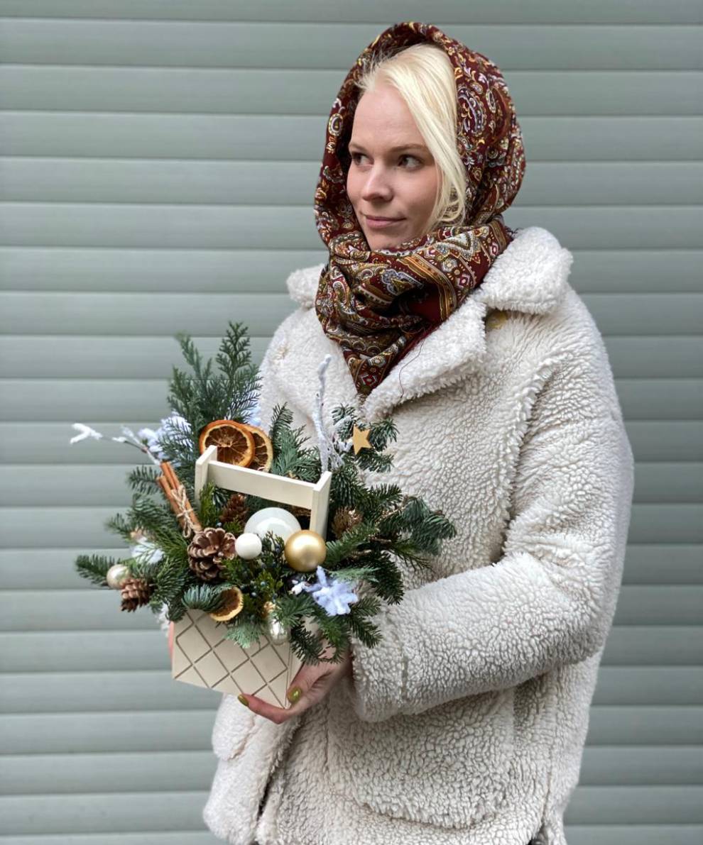 Новогодняя композиция "От шеф-флориста"