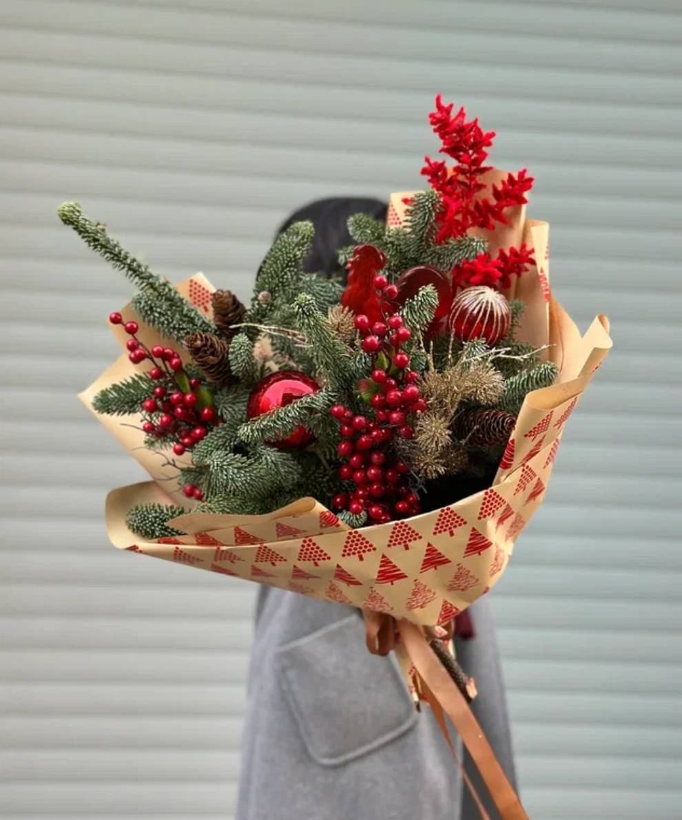 Зимний букет "A la russe"