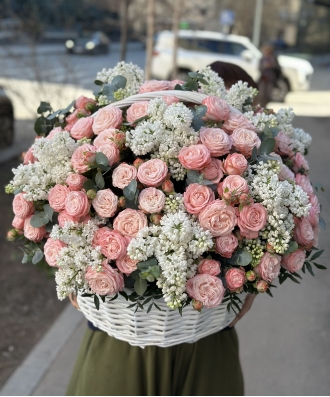 Композиция в корзине №1365