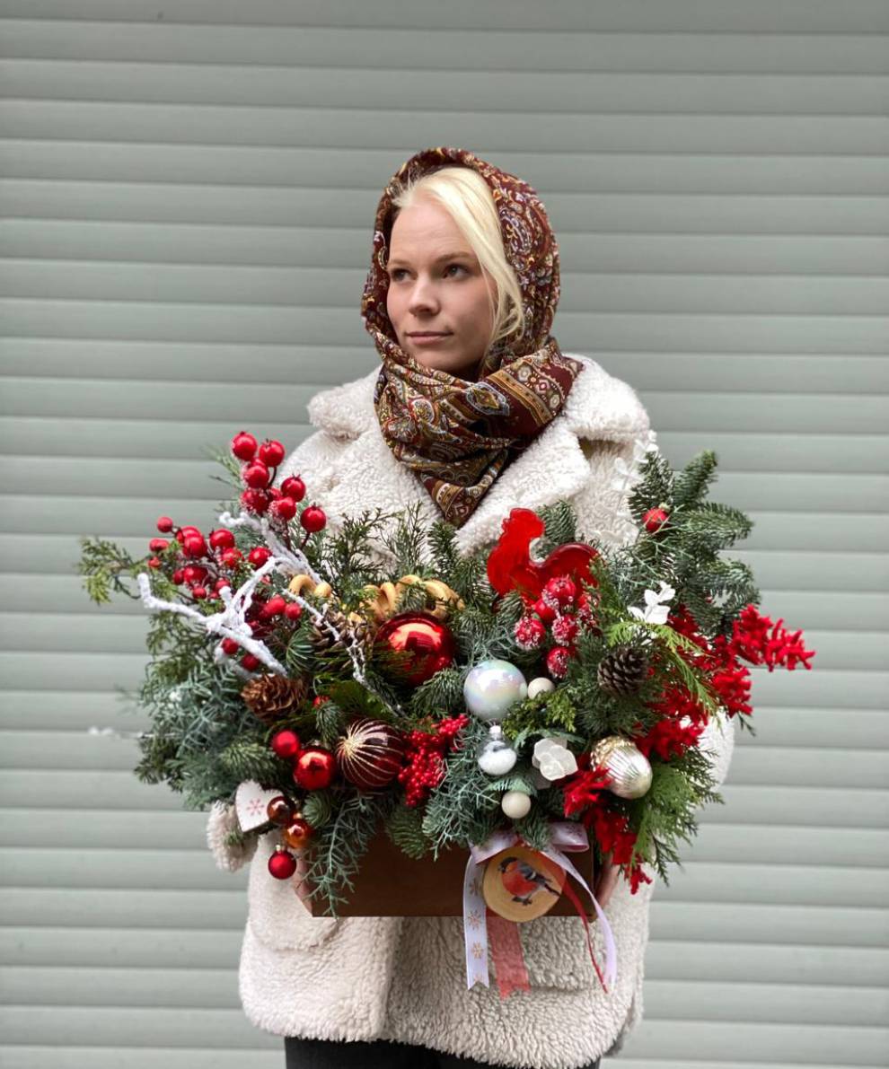 Ящик новогодний "Зимушка"