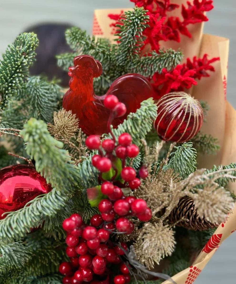 Зимний букет "A la russe"